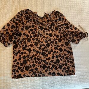 Floral Black and pink Women's Top